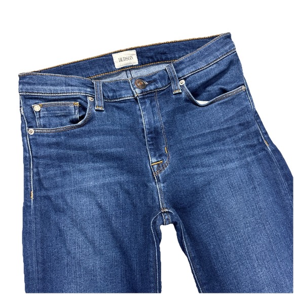 Hudson Nico Super‎ Skinny Midrise Jeans Womens 27 Blue Denim Stretch Academia - Picture 1 of 14